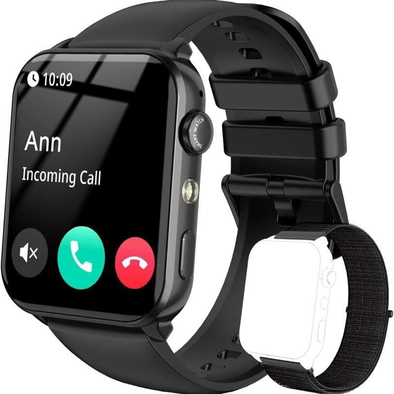 Smart Watch for Women (Answer/Make Calls), Voice Assistant, 1.85" Fitness Watch with SpO2 Heart Rate Sleep Monitor, 100 + Sports, IP68 Waterproof Step Counter Smartwatch for iOS Android Bluetooth Smartphone Wearable Communication Lcd Memory Screen Speaker