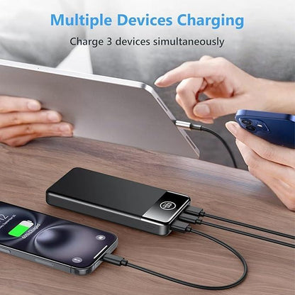 Power Bank Fast Charging 26800mAh, Portable Charger PD22.5W, PD3.0 QC4.0 USB-C/USB-A Output, Phone Battery Pack for iPhone 16 15 14 13 Plus Pro Max Mini, Glaxy Smartphone Chargeable