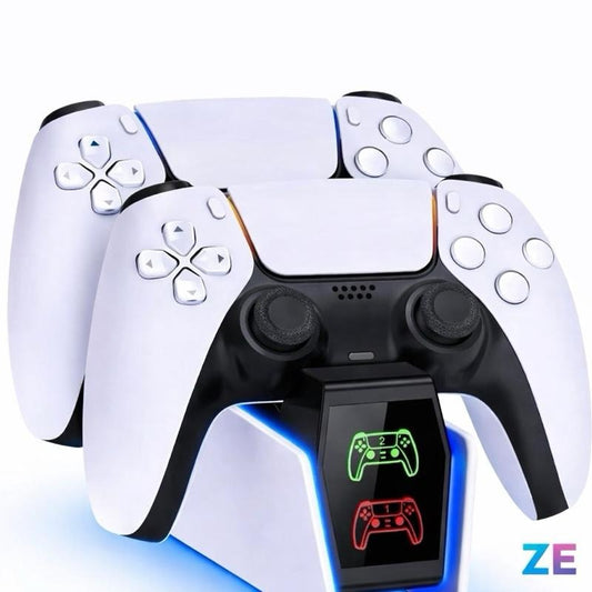 [Z Electronics] Dual Controller Charging Dock Fast Charge Station with LED Indicators No Controller Included for PS5