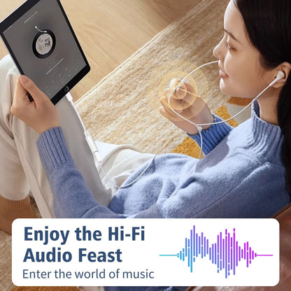 USB C to 3.5mm Jack, Type C to Headphone Adapter, Type C to 3.5mm Headphone Auxiliary Audio Headphone Adapter Compatible with iPhone 15/15 Pro/Pro Max/Plus, Samsung Galaxy S23/S23/S22/S21Ultra Digital Aluminum Device Plug Shell