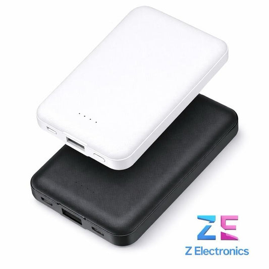 【2-Pack】5000mAh Ultra-Slim Portable Power Bank, 2.4A Fast Charging Compact Battery Pack, Travel-Friendly External Charger Compatible with iPhone, Samsung, iPad & More – Z Electronics
