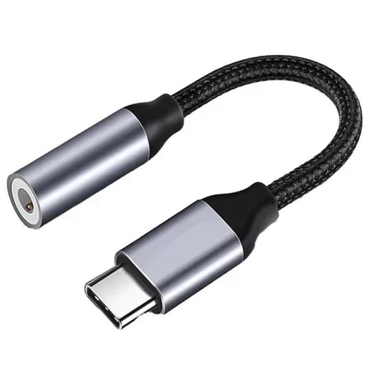 Type C to 3.5mm Headphone Jack Adapter USB C to Headphone Adapter Aux Audio White Compact Plug for Modern Connectivity Needs