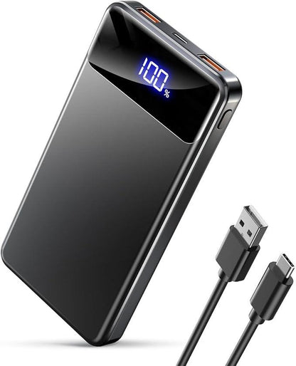 Power Bank Fast Charging 12000mAh, Portable Charger PD22.5W, PD3.0 QC4.0 USB-C/USB-A Output, Phone Battery Pack for iPhone 16 15 14 13 Plus Pro Max Mini,Glaxy,Xiaomi Compact Device Smartphone Chargeable