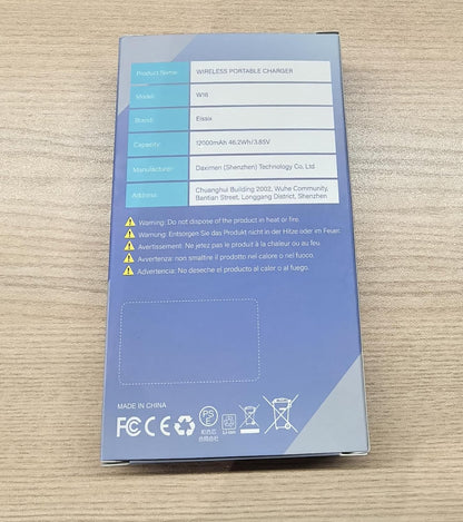 Power Bank, Portable Charger Compatible with Magsafe, 22.5W Wired Fast Charging Battery Pack with USB-C Input & Output, LED Display for iPhone 15/14/13/12 Pro/Pro Max Cable Magnetic Wireless Smartphone Cellphone