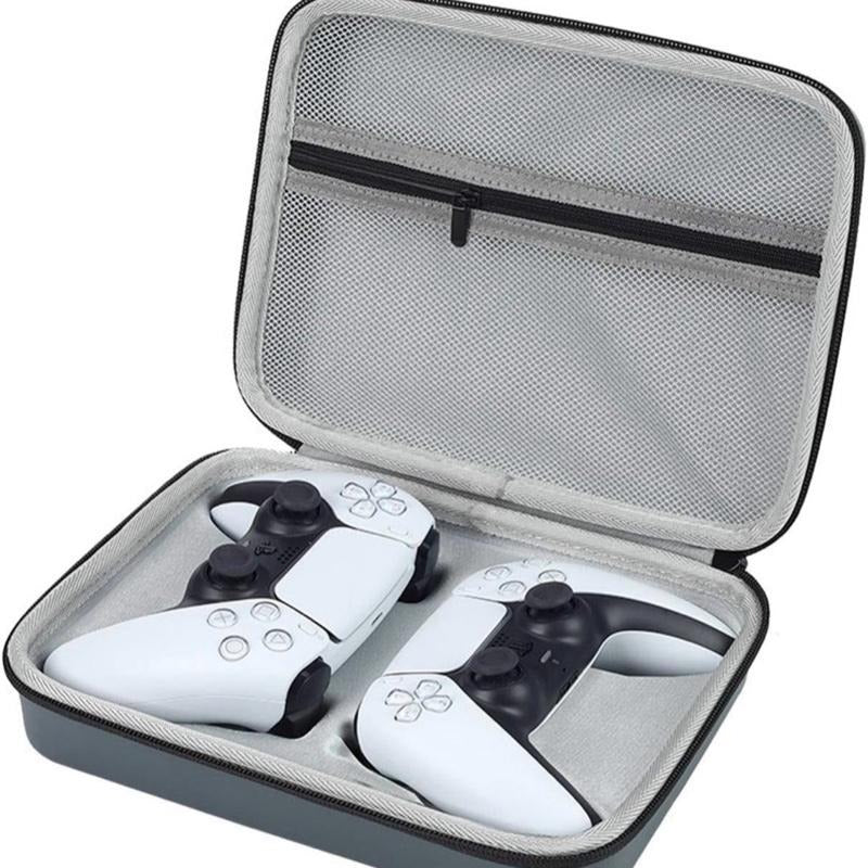 Portable Game Handle Bag, EVA Storage Bag, Hard Lightweight Protective Case for PS4/PS5 Game Handle, Casual Handheld Console Travel Carry Bag