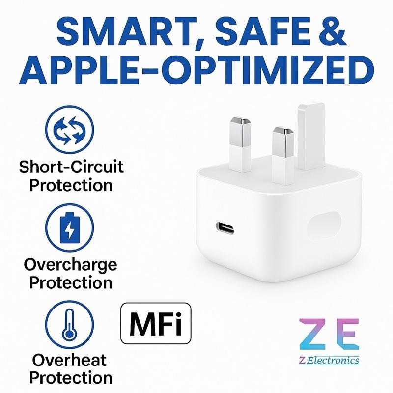 [MASSIVE SALE] 20W USBC Power Adapter Plug And 1M 2M Cable For iPhone 15 & 16 Fast Charging Set With Braided Cable Charger Electronic Smartphone Cellphone