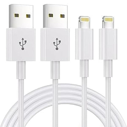 Apple MFi Certified 2Pack 1.8M Charger Cable 6 Foot 2.4A Fast Charging for iPhone 14 13 12 11 Pro Max XS XR X 8 7 6 Plus 5 iPad iPod Durable Electronic Smartphone Cellphone