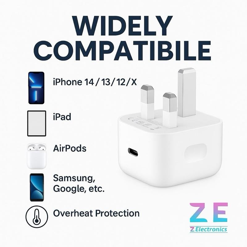 [MASSIVE SALE] 20W USBC Power Adapter Plug And 1M 2M Cable For iPhone 15 & 16 Fast Charging Set With Braided Cable Charger Electronic Smartphone Cellphone